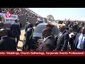 President Mnangagwa leaving National Heroes Acre.
