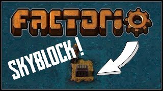 ABANDONNÉ DANS L'OCÉAN !! Factorio - Sea Block Pack #1