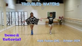 Troubled Waters - Line Dance (Dance & Teach) | Niels Poulsen | Regina Cheung