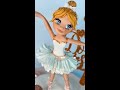 Ballerina cake topper tutorial #shorts