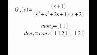 Step Response Using MATLAB