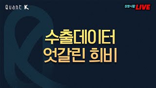 수출데이터 엇갈린 희비 #주식시황 #주식투자