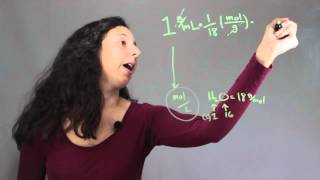 Density to Molarity Conversion : Chem Class