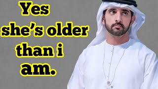 yes she's older than i am|shekih hamdan official page|fazza poem