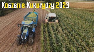 🇵🇱 KOSZENIE KUKURYDZY 2023 ☆ JCB NA PRYZMIE ☆ ZAPCHANY JAGUAR ☆ CLAAS JAGUAR VS 6M KUKURYDZA ☆