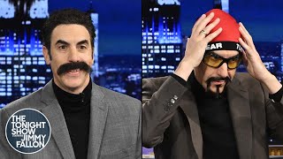 Sacha Baron Cohen Moderates a Debate Between Trump and Harris as Borat and Ali G | The Tonight Show