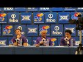 jerome tang hawkins u0026 castillo ku postgame press conference 01.18.25