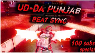 Ud-da Punjab 100 subs special beat sync montage || Pubg mobile