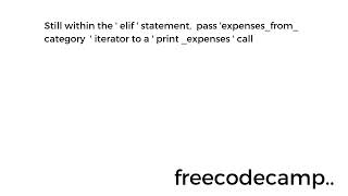 Learn Lambda Functions by Building an Expense Tracker | Python Beta Cert | Step 40