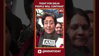 Atishi Marlena's Reaction After Losing Delhi | Delhi Elections Results | #shorts #aap #atishi