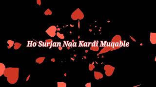 TAUR SARDAR SAAB DI | New Punjabi Song 🎵| Saunkan Saukane | WhatsApp Status| Black Background |