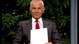 Johnny Carson Reads Letters to Santa on Tonight Show 1988