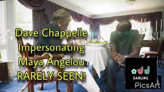 Dave Chappelle Hilarious Impersonation of Maya Angelou LIVE @ The Comic Strip #DaveChappelle