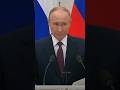 Russia's Putin Says Ukraine Not Ready to Discuss Cease-Fire
