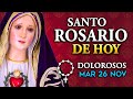 ROSARIO de HOY martes 26 de noviembre 2024 | Misterios Dolorosos del Santo Rosario