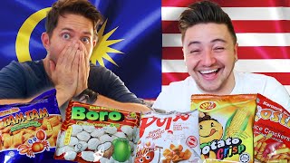 We Try Malaysian Snacks