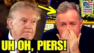 Piers Morgan PANICS as BRUTAL ATTACKS on Trump COME BACK TO HAUNT HIM!