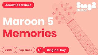 Memories Karaoke | Maroon 5 (Karaoke Acoustic)