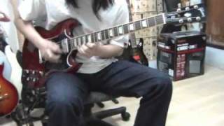 CHATREEO PLAYS GIBSON SG STANDARD RED GUITAR