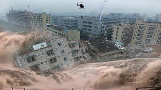 15 Natural Disasters Caught On Camera Around The World today 2024! Flooding - Tsunami - Landslides..