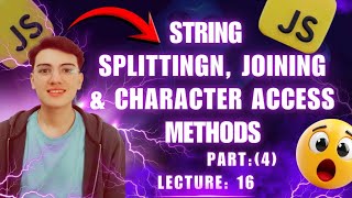 JavaScript String Methods Explained: split, concat, charAt & more!