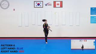Taekwondo Pattern 6 Poomsae 태극6장