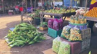 ตลาดริมทางบ้านสระเยาว์ ตลาดริมถนน 221 ศรีสะเกษ-กันทรลักษ์ อ.ศรีรัตนะ จ.ศรีสะเกษ