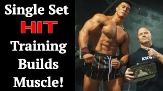Single Set HIT Training Builds Muscle! (Mr USA '21 Grows Using It!)