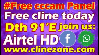 Get freeCline | CccamServer | CcamPanel | DishTv - Nss6 | Sun Dth2020 | 100% free | clinezone.com