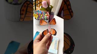 പറക്കാത്ത butterfly 🦋 |DIY Flying butterfly #diy #flying butterfly #cute #gifts