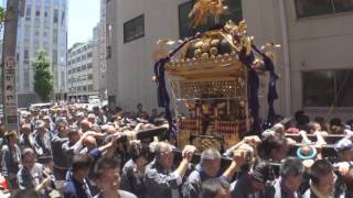 平成29年　台東区蔵前＜第六天榊神社＞例大祭　宮元町会神輿＝渡御