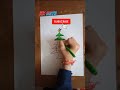 Christmas Tree Drawing 🌲 / #shorts #youtubeshorts #ytshorts #viral #trending #christmas #shortvideo