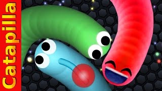 Slither.io Lucky Snake Gameplay Epic Funny Moments.