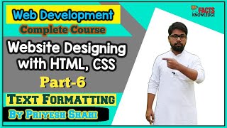#htmlcss #htmltutorial #html5 HTML Text Formatting Tags || HTML Tutorial Part-6 #facts_knowledge