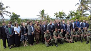 New Zealand Minister presents Coin Ceremony to Fiji Government on post Cyclone Gabrielle assistance