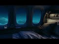 First Class Airplane Ambience | Relax, Sleep, Study | 10 hours Jet Sounds | Brown Noise