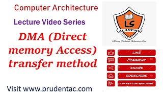 DMA (Direct memory Access) transfer method |DMA Method | COA Lecture series