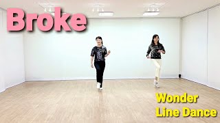 Broke (Beginner) - Line Dance (Demo & Count) Michelle Wright (USA) - October 2020