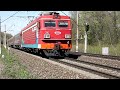 train videos. passenger trains in russia 18.