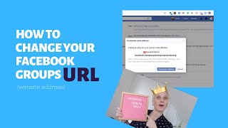 How To Change Facebook URL For Groups