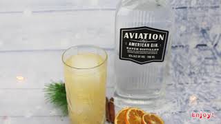 Gingerbread G&T | Aviation Gin Christmas Cocktails
