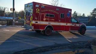 Tilton-Northfield N.H. Fire and EMS 21 Ambulance 2 responding