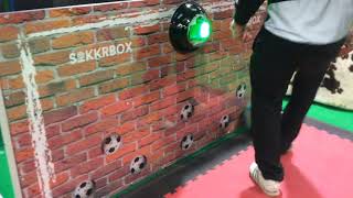 Interactive Soccer Rebound Wall