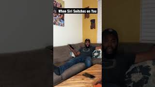 When Siri Snitches on You #comedy #comedyvideo #theclassiiics #funnyshorts #iphone #shorts  #funny