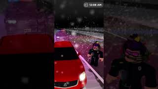 COP PULL OVER FUNNY RACE!! POLICE SIREN RP #shorts #kids #policecar #roblox