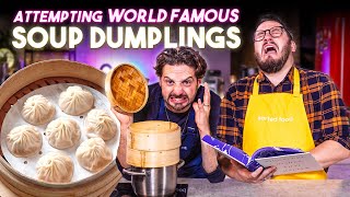 SIGNATURE DISH Cooking Challenge | Soup Dumplings from Din Tai Fung!! Sorted Foo