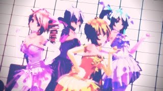 【MMD】 ポーカーフェイス Tda式 テト ミク ハク ネル( Tda Teto Miku Haku Neru )