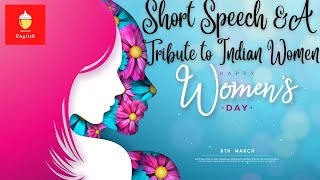 Short Speech on Women's Day in English | International Women's Day 2022 | Women's Day  Short Essay