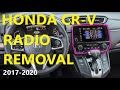 How To remove RADIO on Honda CRV 2018 2017 2019