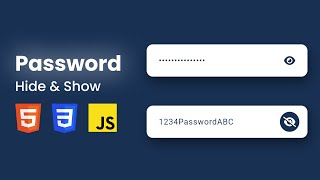 Show & Hide Password Using Vanilla JavaScript | @DeveloperHub1 #developerhub